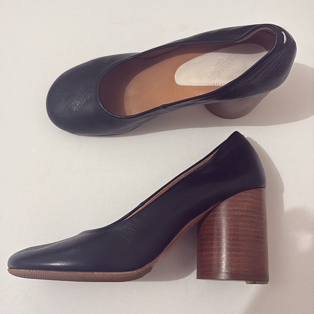 Maison Martin Margiela Round Toe Heels Black